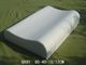 Eco - φιλικό κυμάτων μαξιλάρι λατέξ μορφής φυσικό με την πλεκτή κάλυψη υφάσματος