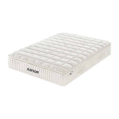 6 αστέρων ξενοδοχείο Plush Queen King Size Τσέπη Spring Mattress Gel Memory Latex Ζώνη Τσέπη Spring Coil Mattress
