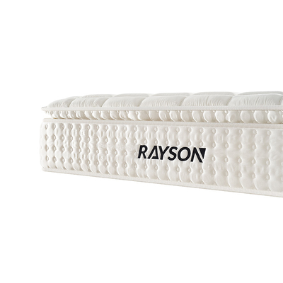 6 αστέρων ξενοδοχείο Plush Queen King Size Τσέπη Spring Mattress Gel Memory Latex Ζώνη Τσέπη Spring Coil Mattress