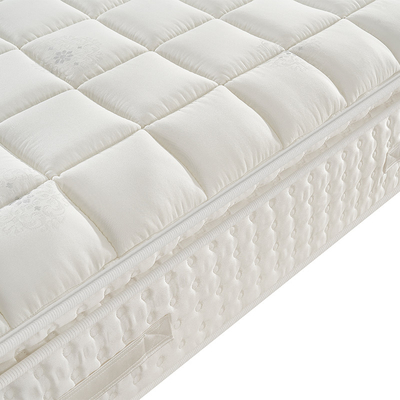 6 αστέρων ξενοδοχείο Plush Queen King Size Τσέπη Spring Mattress Gel Memory Latex Ζώνη Τσέπη Spring Coil Mattress