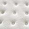 Το άσπρο στρώμα ανοίξεων Bonnell μαξιλαριών τοπ συμπίεσε το πλεκτό ύφασμα