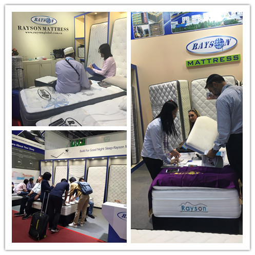 Ξενοδοχείων ευρο- αφρός μνήμης τοπ τσεπών στρωμάτων ανοίξεων υβριδικός 8