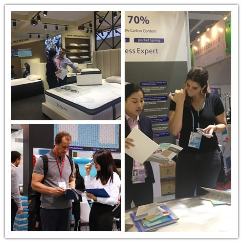 Ξενοδοχείων ευρο- αφρός μνήμης τοπ τσεπών στρωμάτων ανοίξεων υβριδικός 9